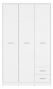 Dulap alb lemn NEPO PLUS, 118.5X54.5X197 CM