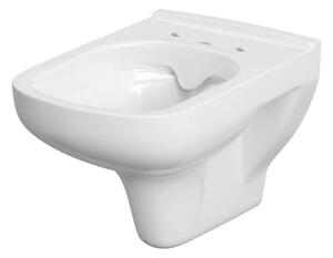 Vas de toaletă suspendat Cersanit Color CleanOn + scaun de toaletă, K701-042