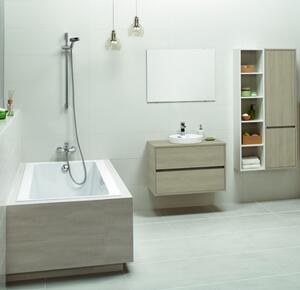 Cada Cersanit Crea Slim acrilic 160x75cm + picioare, S301-225