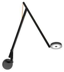 String W2 Aplică de Perete TW Matt Black/Orange - Rotaliana