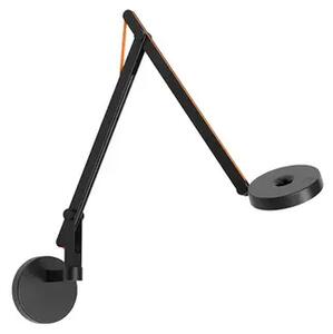 String W2 Mini Aplică de Perete TW Matt Black/Orange - Rotaliana