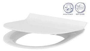 Cersanit Crea scaun WC oval duroplast / antibacterian, alb, K98-0177