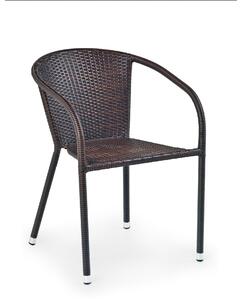 Scaun maro inchis de gradina Midas, 57X57X78 CM