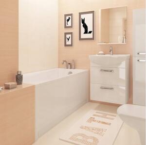 Cada Cersanit Flavia acril 160x70cm, alb, S301-106