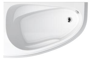 Cersanit Joanna New, cada colt stanga 140x90cm, alb, S301-165