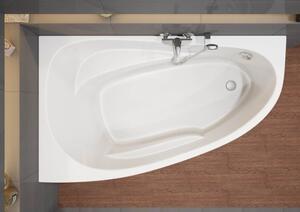 Cersanit Joanna New, cada colt stanga 150x95cm, alb, S301-167