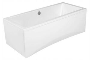 Cada Cersanit Intro acrilic 170x75cm + picioare, alb, S301-068