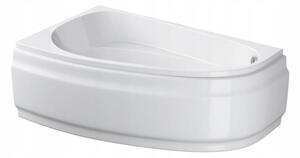 Cersanit Joanna Nou, cada colt stanga 160x95cm, alb, S301-170