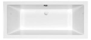 Cada Cersanit Intro acrilic 170x75cm + picioare, alb, S301-068
