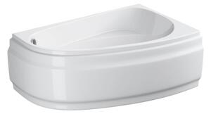 Cersanit Joanna Nou, cada colt dreapta 150x95cm, alb, S301-168