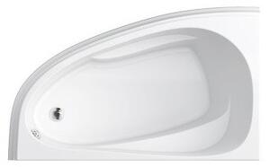 Cersanit Joanna Nou, cada colt stanga 160x95cm, alb, S301-170