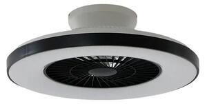 Paavo LED Smart Ventilator de tavan Negru - Lindby