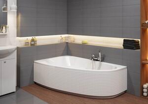 Cersanit Joanna New, cada colt stanga 150x95cm, alb, S301-167