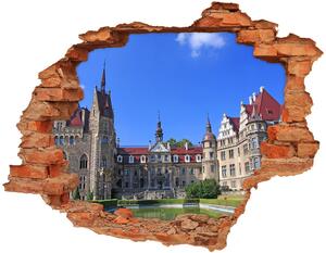 Fototapet 3D gaură în perete Polonia Castelul Moszna