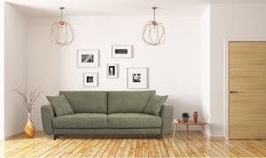 Canapea extensibila KARISA, stofa verde - Element 11, 246x111x93 cm