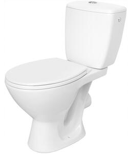 Cersanit Cascade, WC combinat cu flux 3/6l, deșeuri orizontale + scaun polipropilenă, alb, K100-206