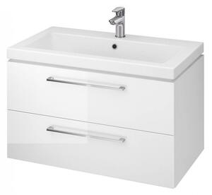 Cersanit Lara Como 80, dulap de perete + chiuveta ceramica, 794x447x460 mm, alb lucios, S801-149-DSM