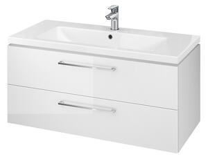 Cersanit Lara Como, dulap de perete Lara si chiuveta ceramica Como 100cm, alb, S801-191-DSM