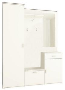 Mobilier hol AMALIA, alb, 144 cm