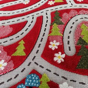 Covorul senzorial pentru copii roșu Lățime: 100 cm | Lungime: 150 cm
