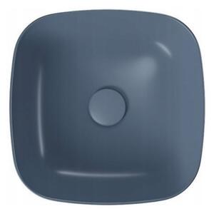 Cersanit Larga, chiuveta blat 38x38x13,5 cm, albastru mat, K677-064