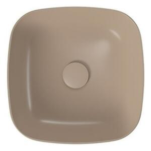 Cersanit Larga, chiuveta blat 38x38x13,5 cm, maro mat, K677-058