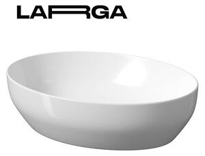 Cersanit Larga, chiuveta blat 50x38 cm, alb lucios, K677-002