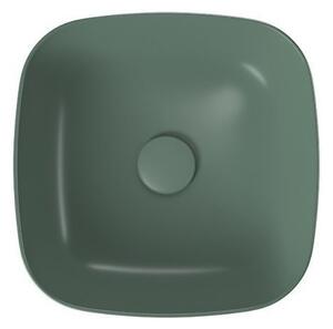 Cersanit Larga, chiuveta blat 38x38x13,5 cm, verde mat, K677-061