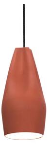 Pleat Box 13 Lustră Pendul E27 Terracotta/Alb - Marset