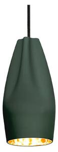 Pleat Box 13 Lustră Pendul E27 Întuneric Verde/Auriu - Marset