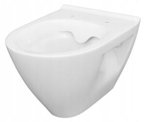 Cersanit Mille Plus CleanOn, vas WC montat pe perete fără scaun, alb, K675-007