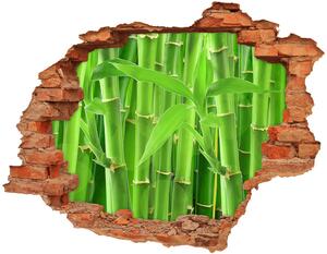 Autocolant 3D gaura cu priveliște bambusul