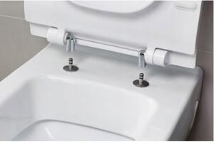 Cersanit Metropolitan, scaun toaleta duroplastic cu inchidere lenta, alb, OK581-009-BOX