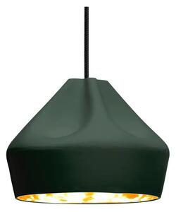 Pleat Box 24 Lustră Pendul E14 Întuneric Verde/Auriu - Marset