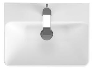 Cersanit Mille Slim, set dulap de perete și chiuvetă 505x380x515 mm, nuc, S801-322-DSM