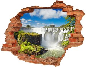 Fototapet un zid spart cu priveliște cascada Argentina