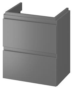 Cersanit Moduo, dulap pentru lavoar suspendat 50x40x57 cm, antracit mat, S590-079