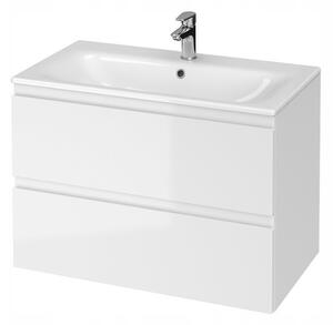Cersanit Moduo, dulap de perete + chiuveta 80cm, alb, S801-316-DSM