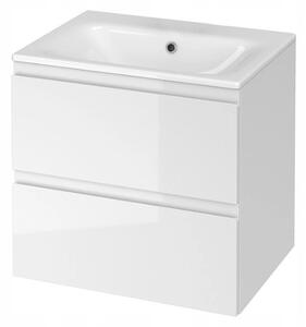 Cersanit Moduo, dulap de perete cu chiuveta 60cm, alb, S801-314-DSM