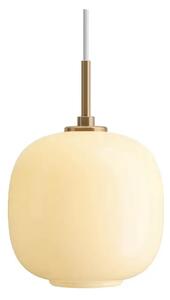 VL45 Radiohus Lustră Pendul Ø175 Brass/Glossy Pale Yellow - Louis Poulsen