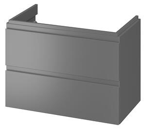 Cersanit Moduo, dulap pentru lavoar suspendat 80x45x57 cm, antracit mat, S590-069-DSM