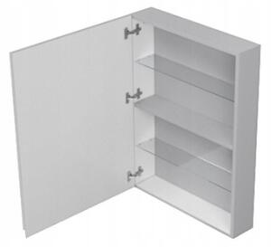 Cersanit Moduo, dulap de perete oglindă 60cm, gri, S590-017-DSM