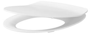 Scaun WC Cersanit Moduo/Delfi din duroplastic cu inchidere lenta, alb, K98-0138