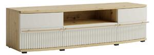 Comoda TV CANDY1 C4, stejar artisan/casmir, PAL, 175x43x45 cm