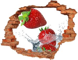 Autocolant autoadeziv gaură Căpșuni și apă