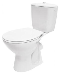 Cersanit PRESIDENT - WC combi + scaun antibacterian din duroplast, K08-038