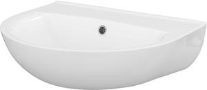 Cersanit President, lavoar montat pe perete fara orificiu pentru robinet 50x43 cm, alb, K08-003