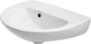 Cersanit President, lavoar montat pe perete fara orificiu pentru robinet 45x35 cm, alb, K08-001