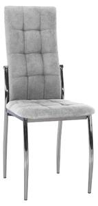 Scaun ADORA 2 NEW, stofa clasica gri, 46x57x99 cm