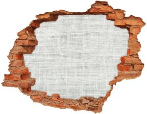 Autocolant de perete gaură 3D Un zid în ruine cu vedere spre gol